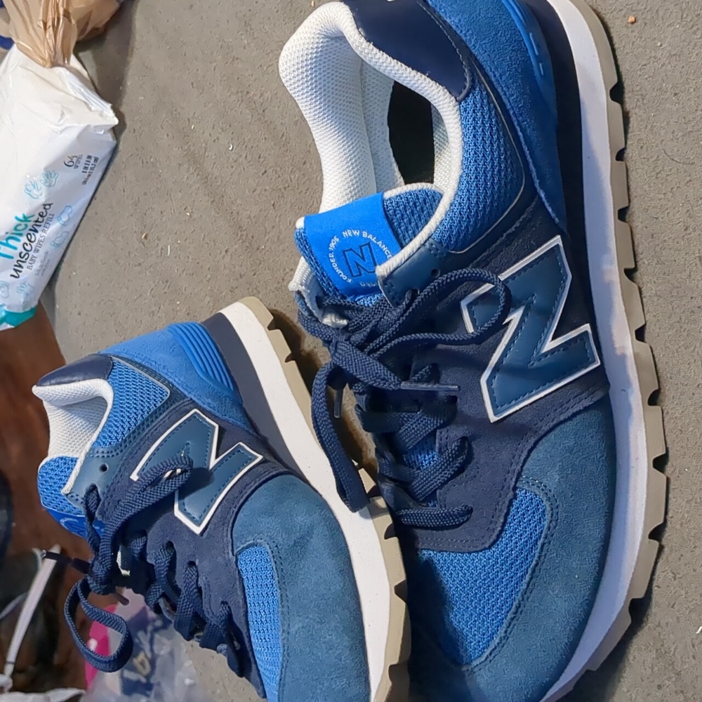 New Balance 574Natural Indigo Laser Blue Size 10.5 D
